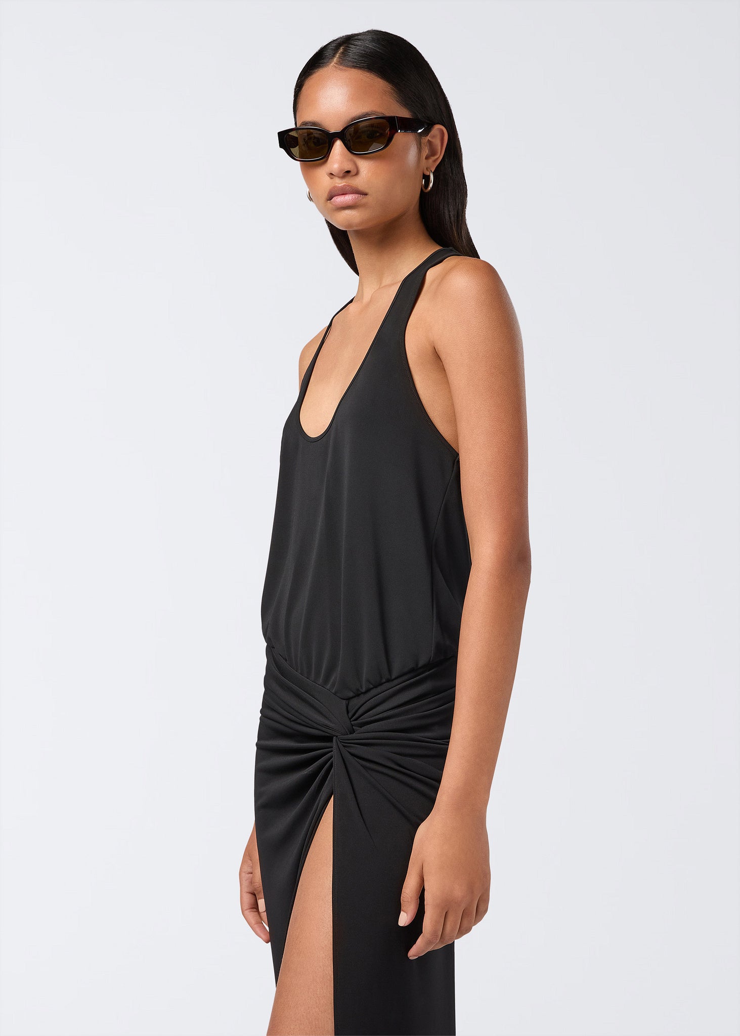 black tank top maxi dress The Andamane Juno Dress