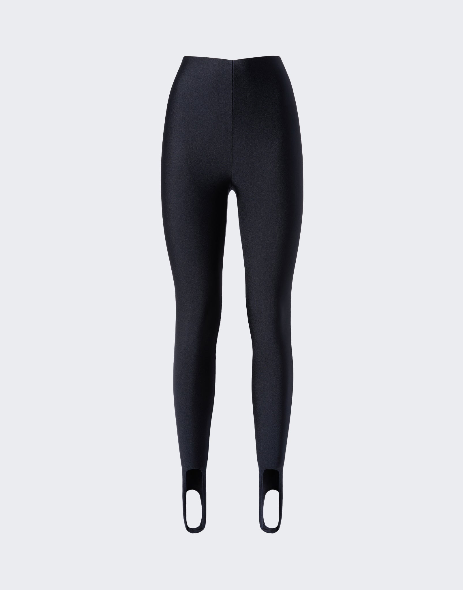 New Holly 80's Stirrup Leggings Black - The Andamane