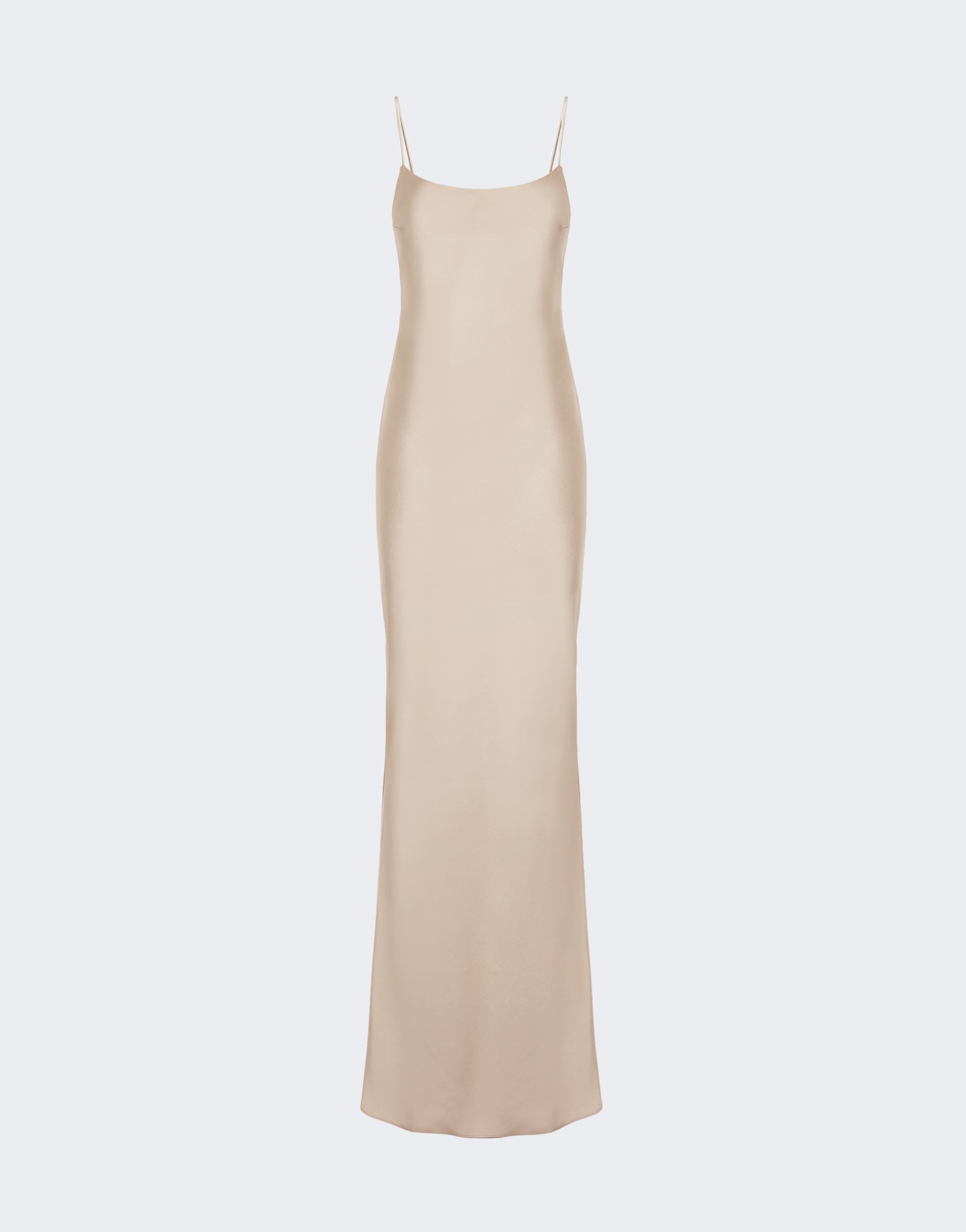 Slip Maxi Dress Ninfea Greige - The Andamane