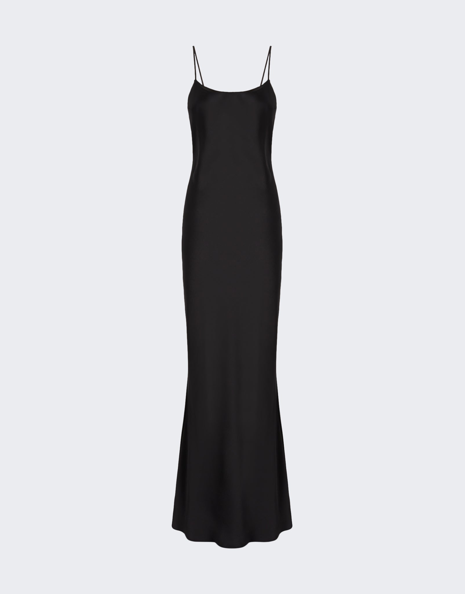 Slip Maxi Dress Ninfea Black - The Andamane