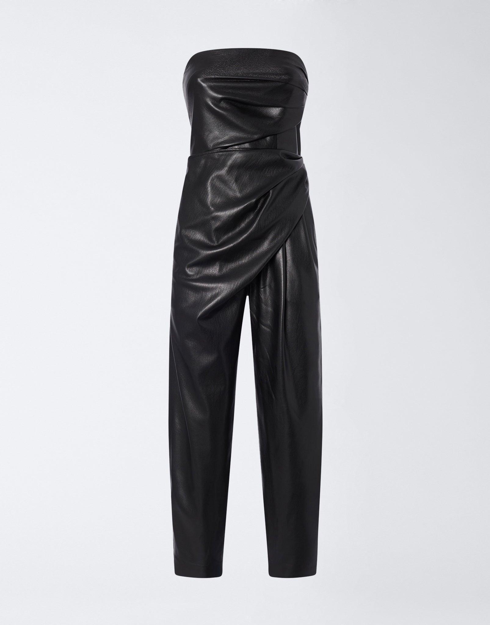 Designer Bustier Jumpsuit Black - The Andamane