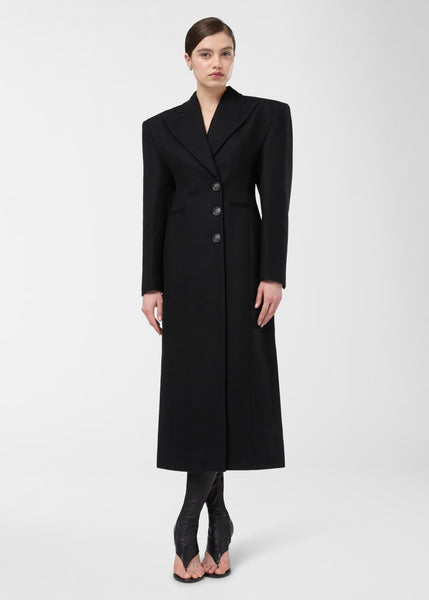Hourglass Coat Black - The Andamane