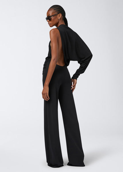 The Andamane - Black one shoulder jumpsuit