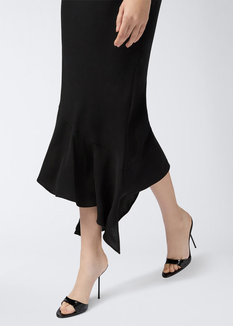 asymmetrical midi dress The Andamane
