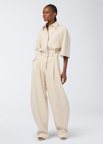 The Andamane - Utility jumpsuit oat