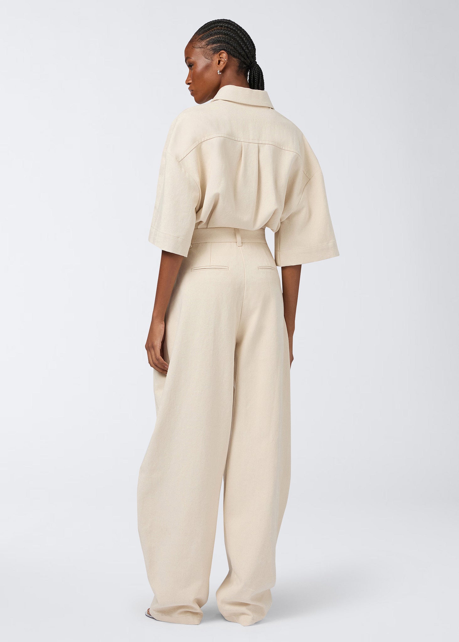 The Andamane - Utility jumpsuit oat