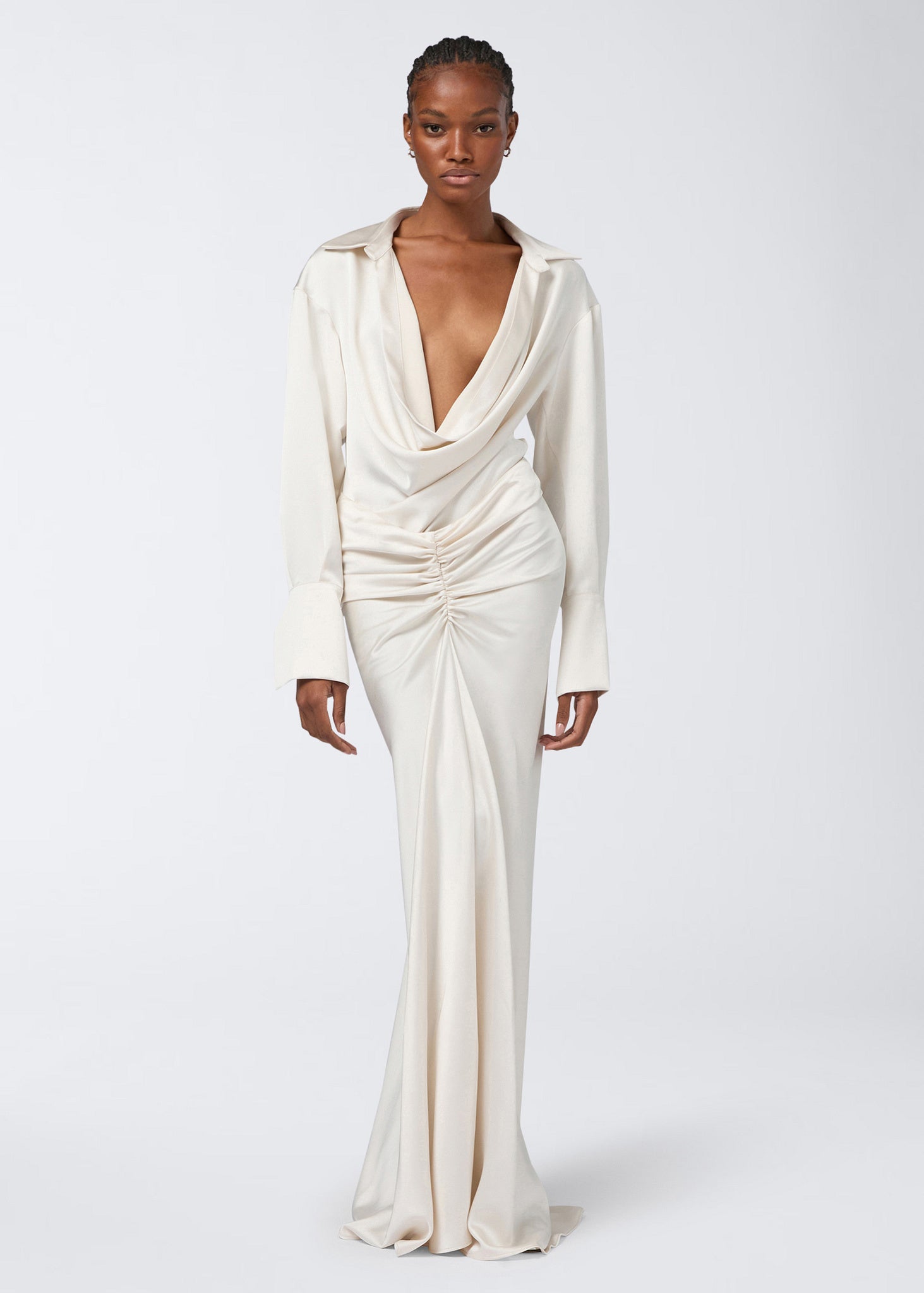 The Andamane - Mermaid maxi skirt milk