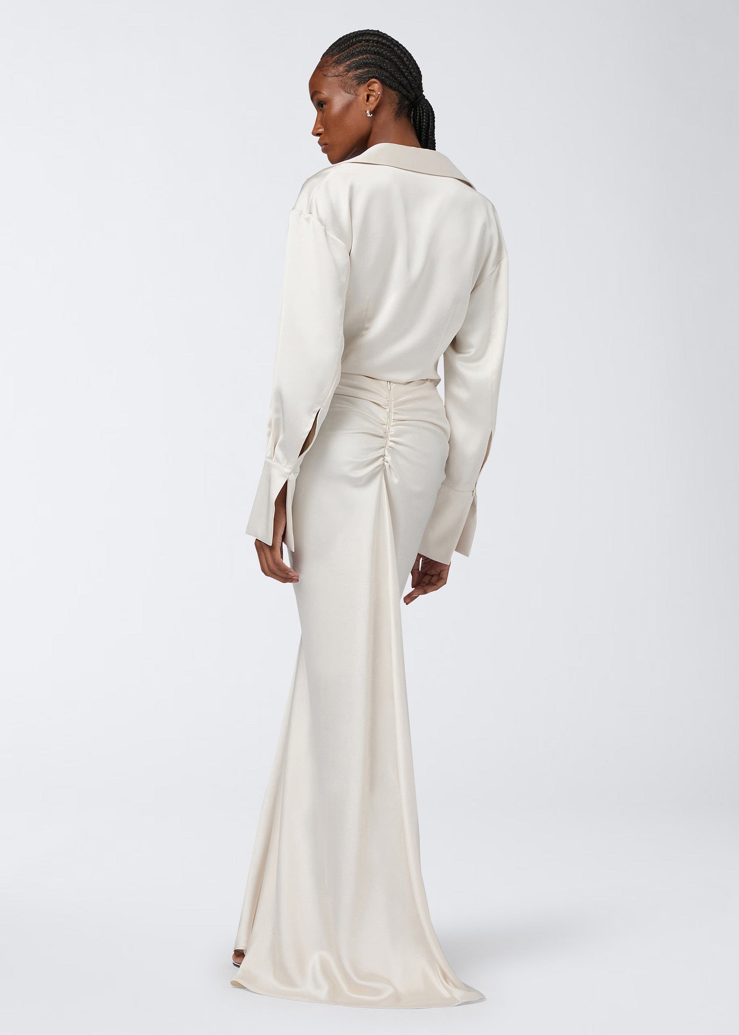 The Andamane - Mermaid maxi skirt milk