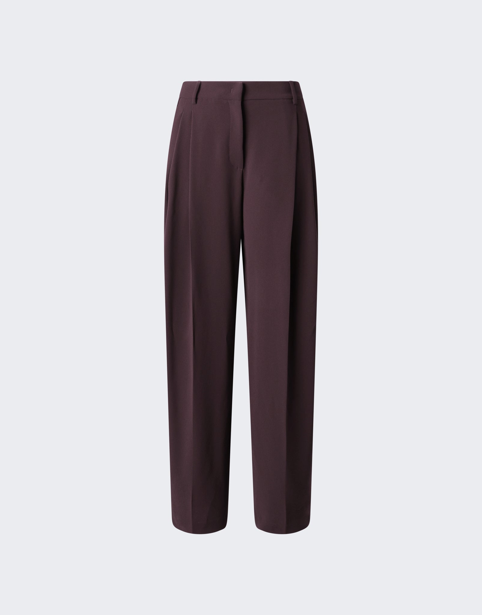 Low rise wide leg pants rouge noir | The Andamane