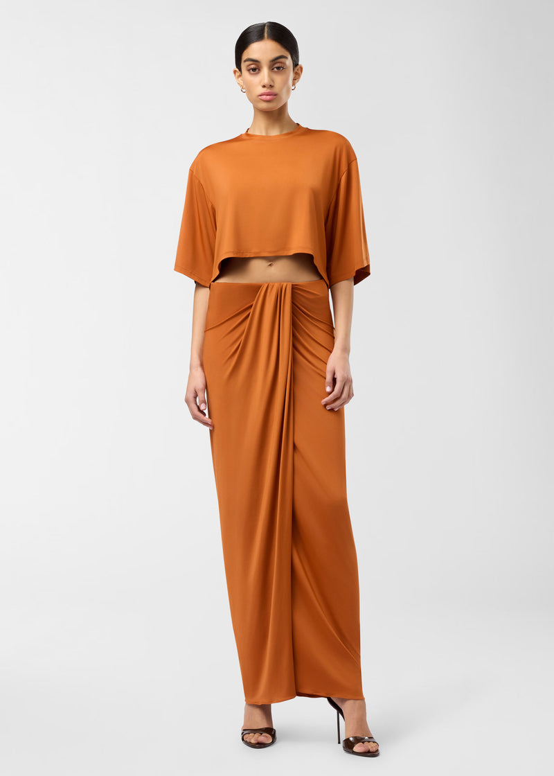 maxi dress burnt orange Women's Over You Again Dress, Orange