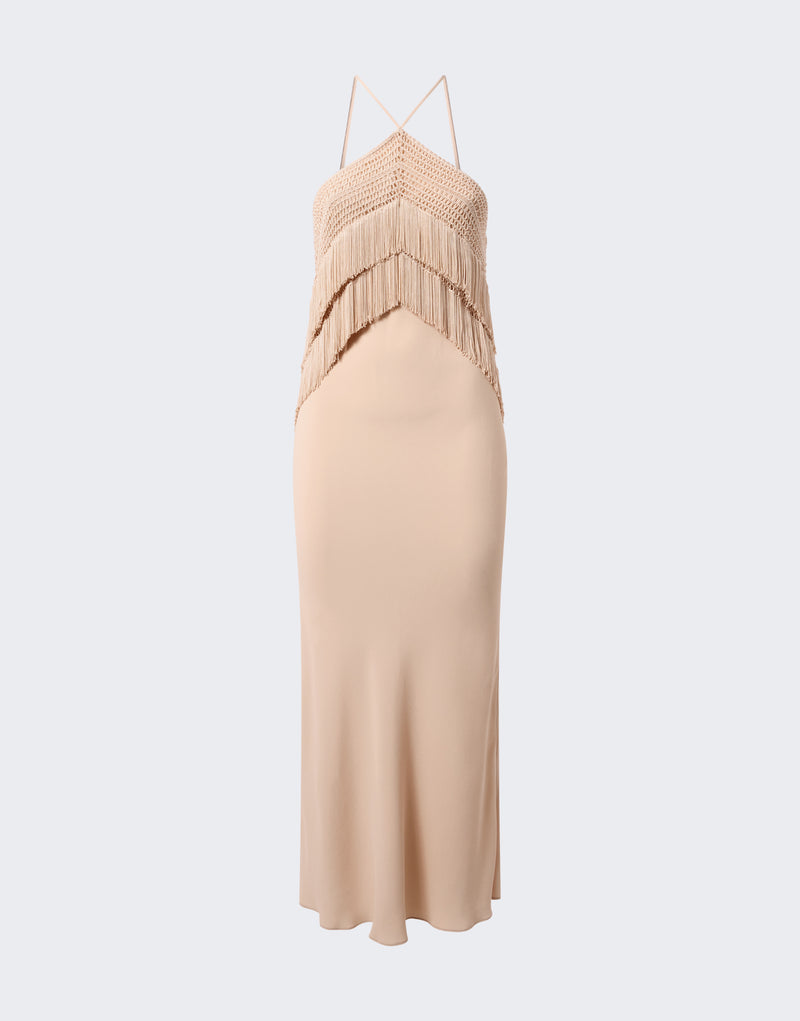 reina midi dress Reina Midi Dress in Black with Crystal